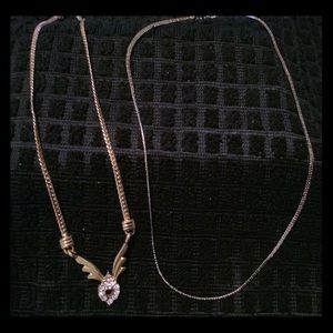 Gold Tone necklaces.